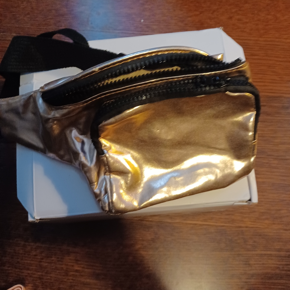 Gold Metallic Fanny Pack